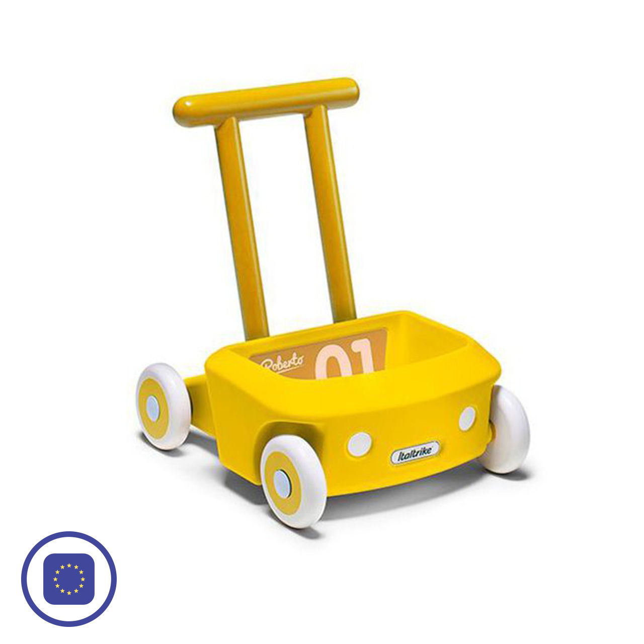 Lauflernwagen Roberto gelb