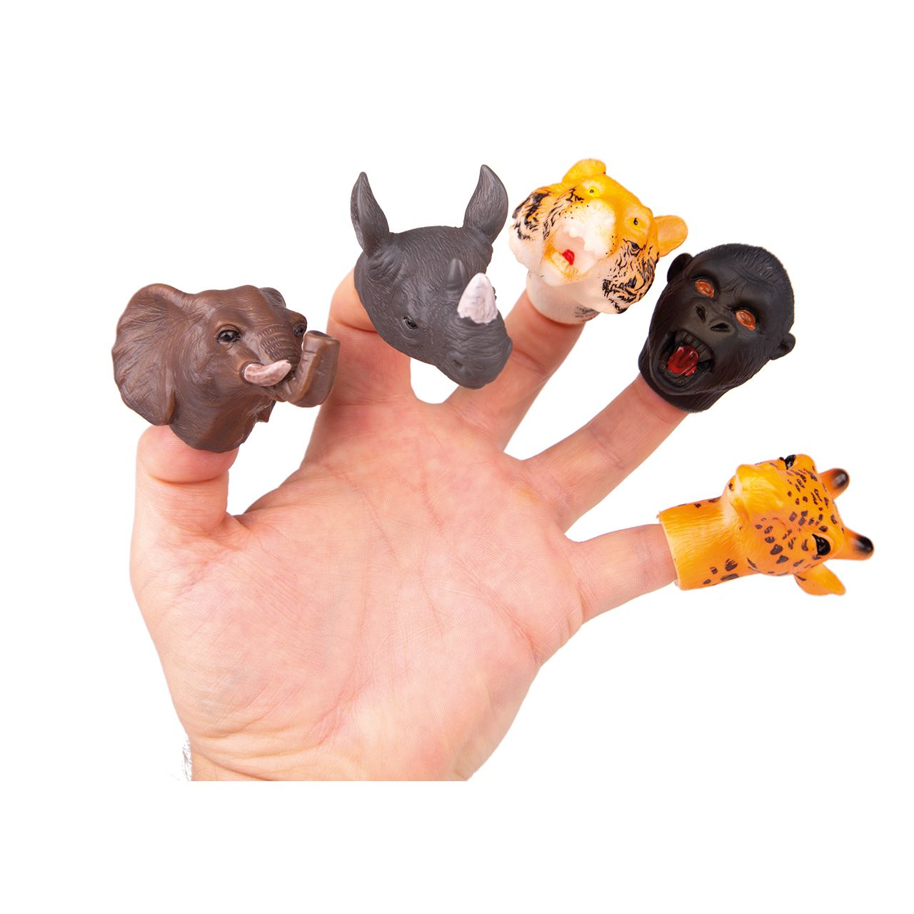 Fingerpuppe Wildtiere  5 verschiedene
