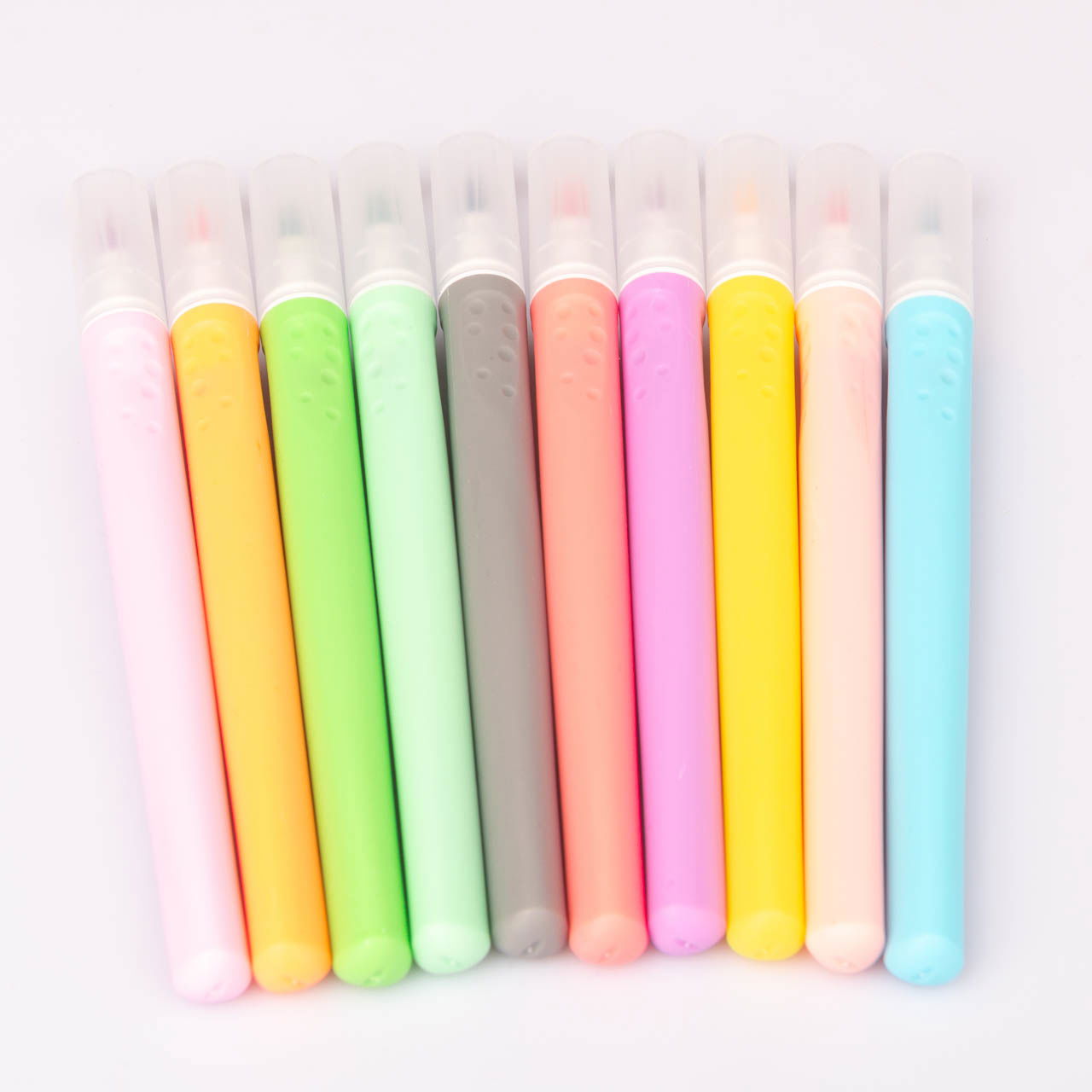 Fasermaler mit Pinselspitze 10 tlg, 10 versch. Fb