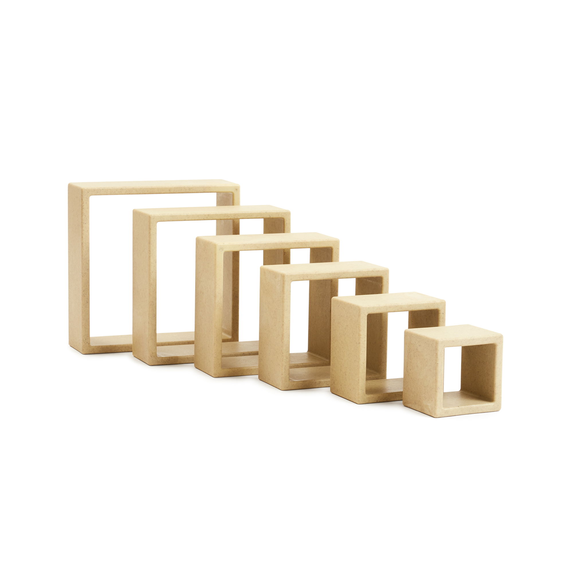 Entdecker Quadrate, natur, 6-tlg.