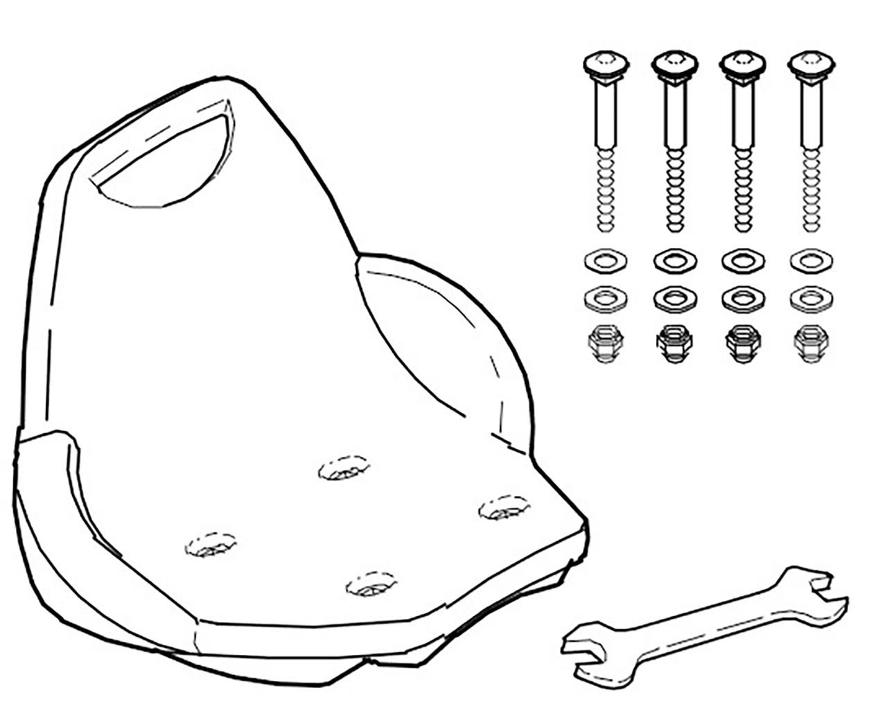 Winther Sattel komplett für 620/621/622