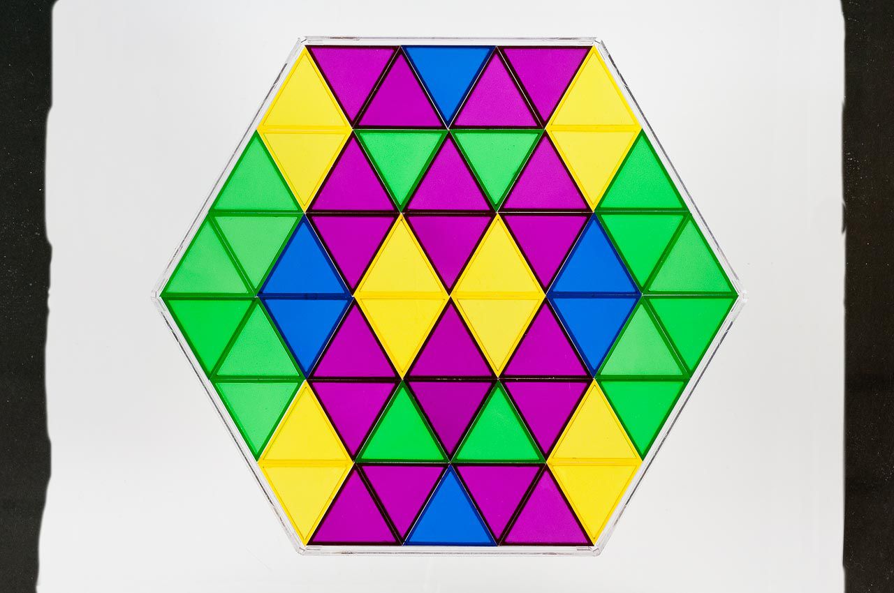 Riesen-Prismo Steine, transparent