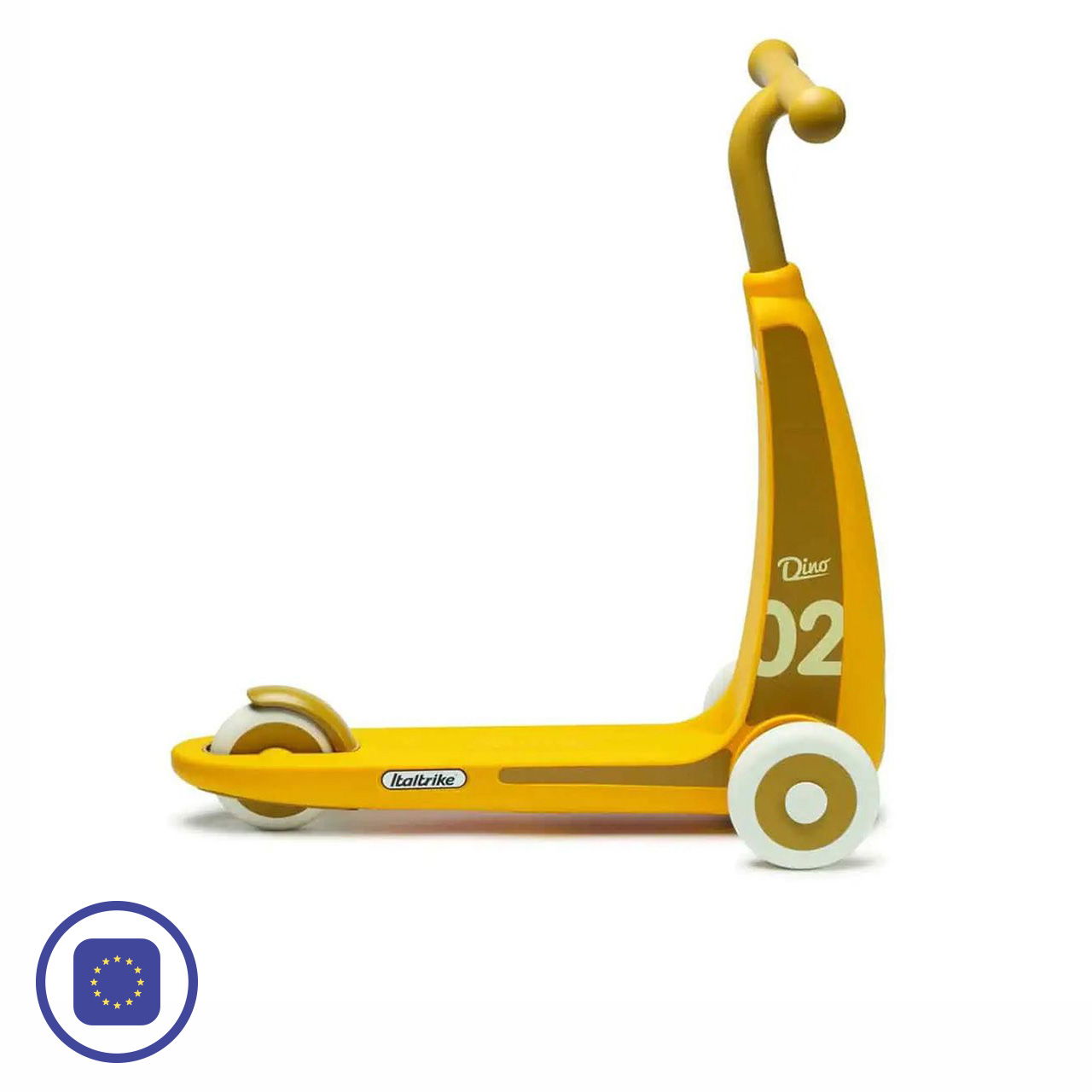 Italtrike Dino, Kleinkind-Roller, gelb