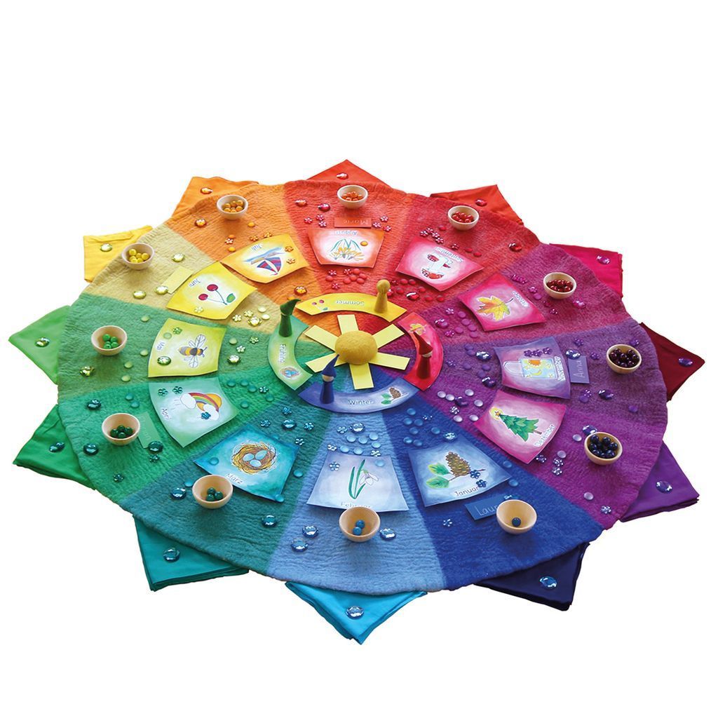 Farbenkreis aus Filz Ø 52 cm