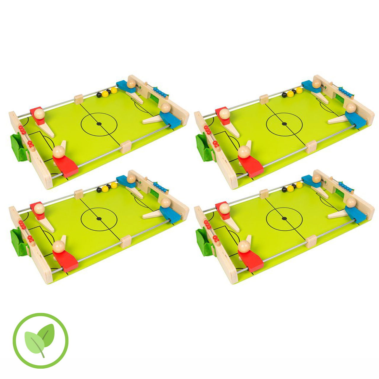 Fußballkicker, 4er-Pack