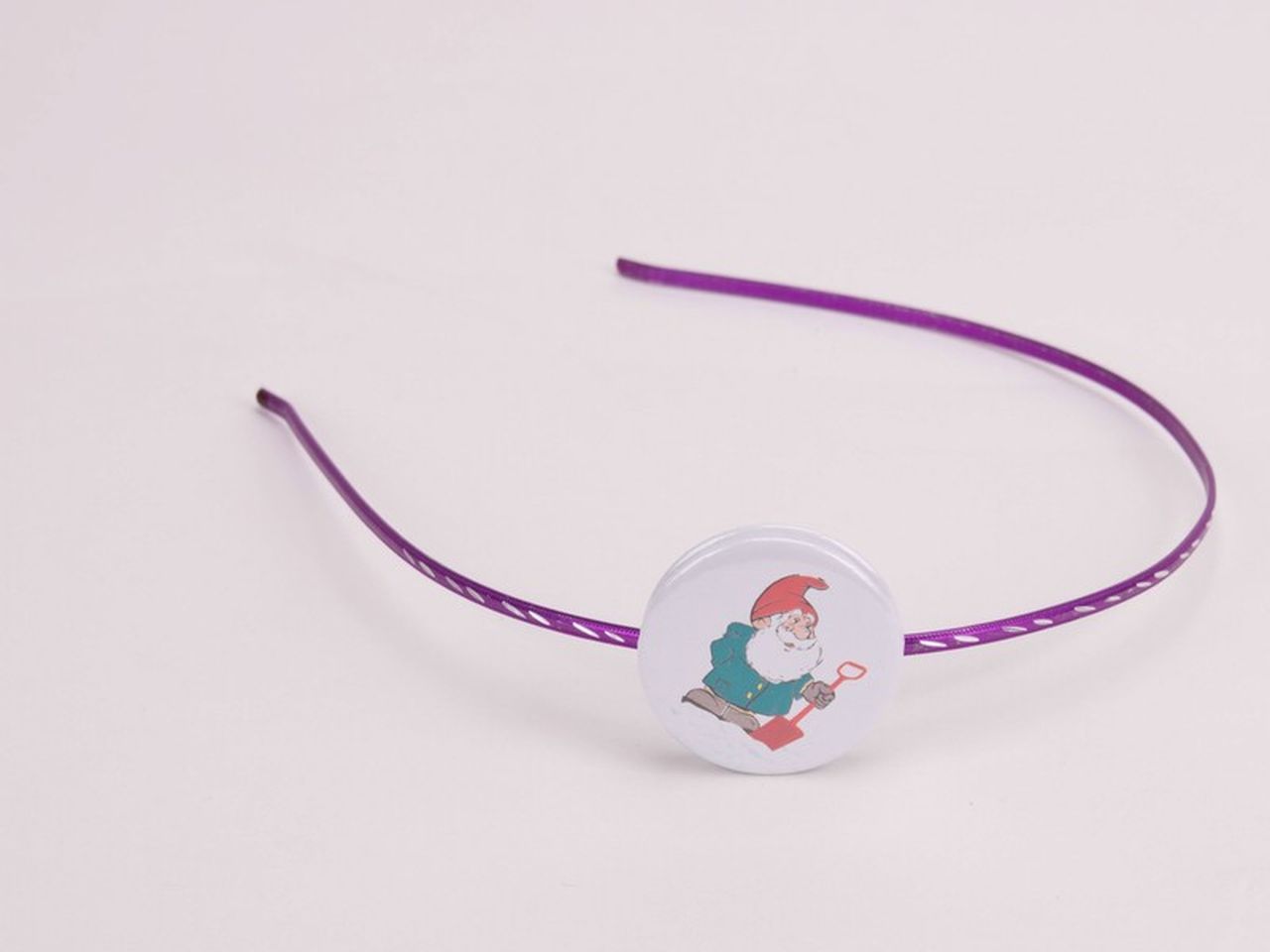 Haarband mit Button 37 mm 50er Pack