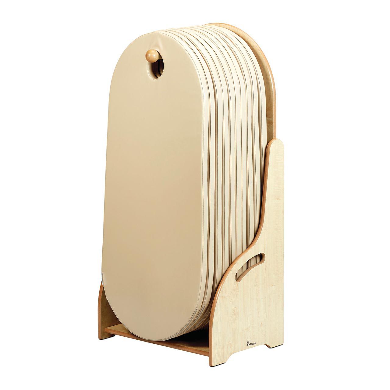 Schlummerkasten mit 10 Matten creme