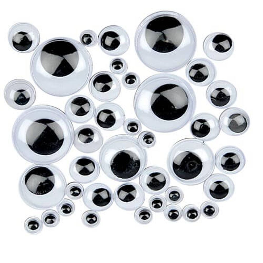 Wackelaugenset selbstklebend 250 Pack