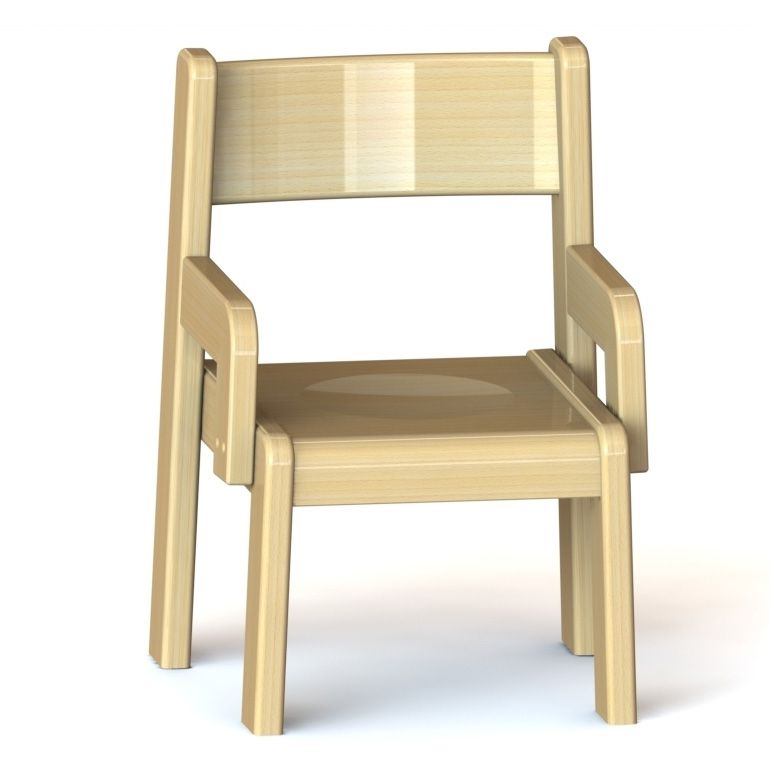 Armlehnenstuhl André, Sitzhöhe 26 cm