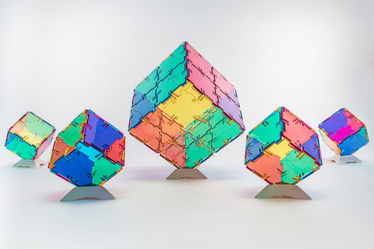 Polydron Crystal-Set, 96-tlg.