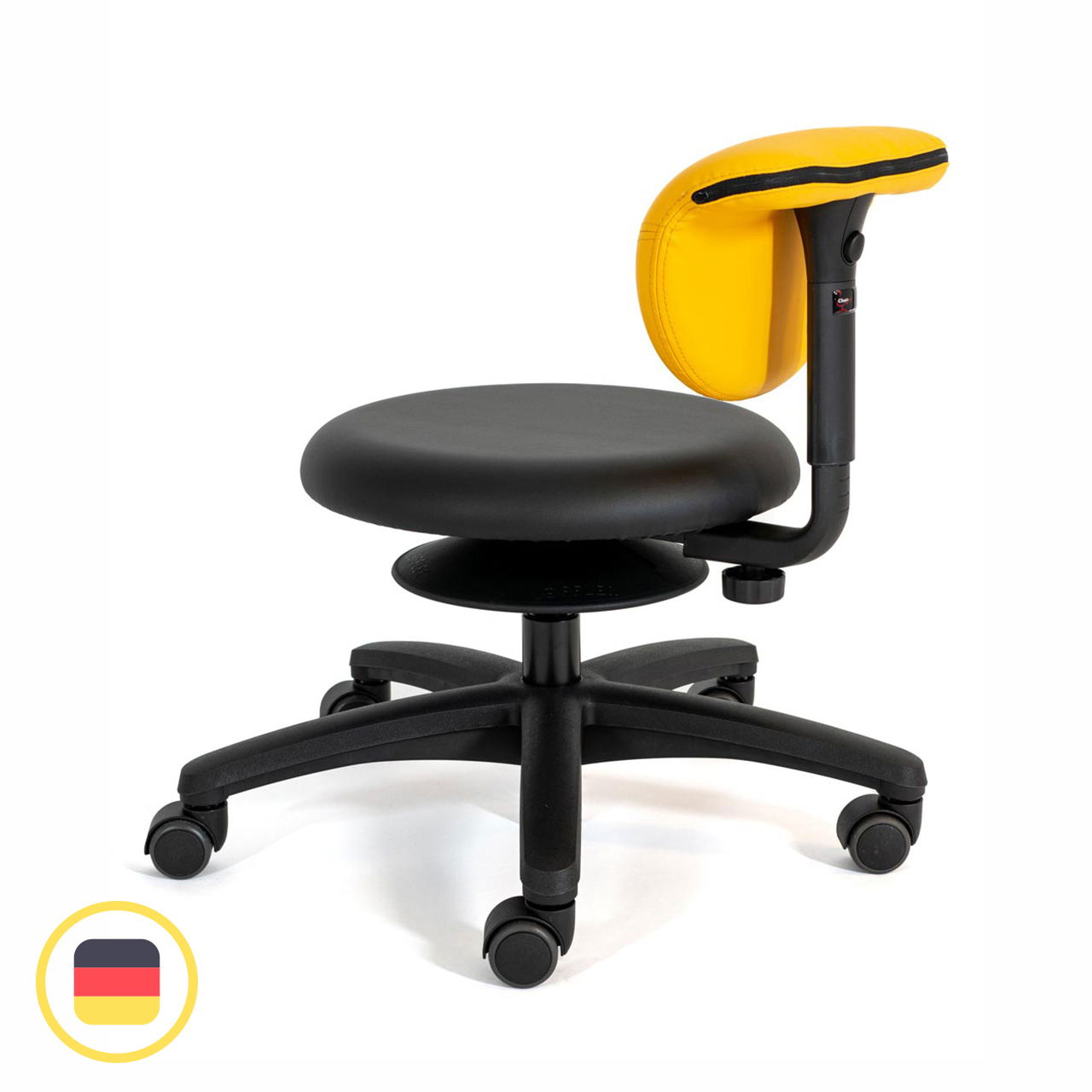 Chairgo smoover Maxi, Sitzfläche 42 cm, Sitz höhenverst. 44-55 cm, Rückenlehne verstellbar
