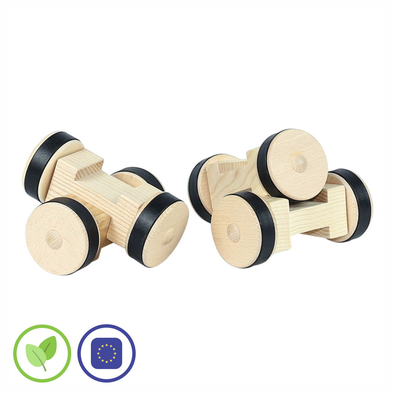 4/4 Bausteine Räder 1er Baustein, 4-tlg.