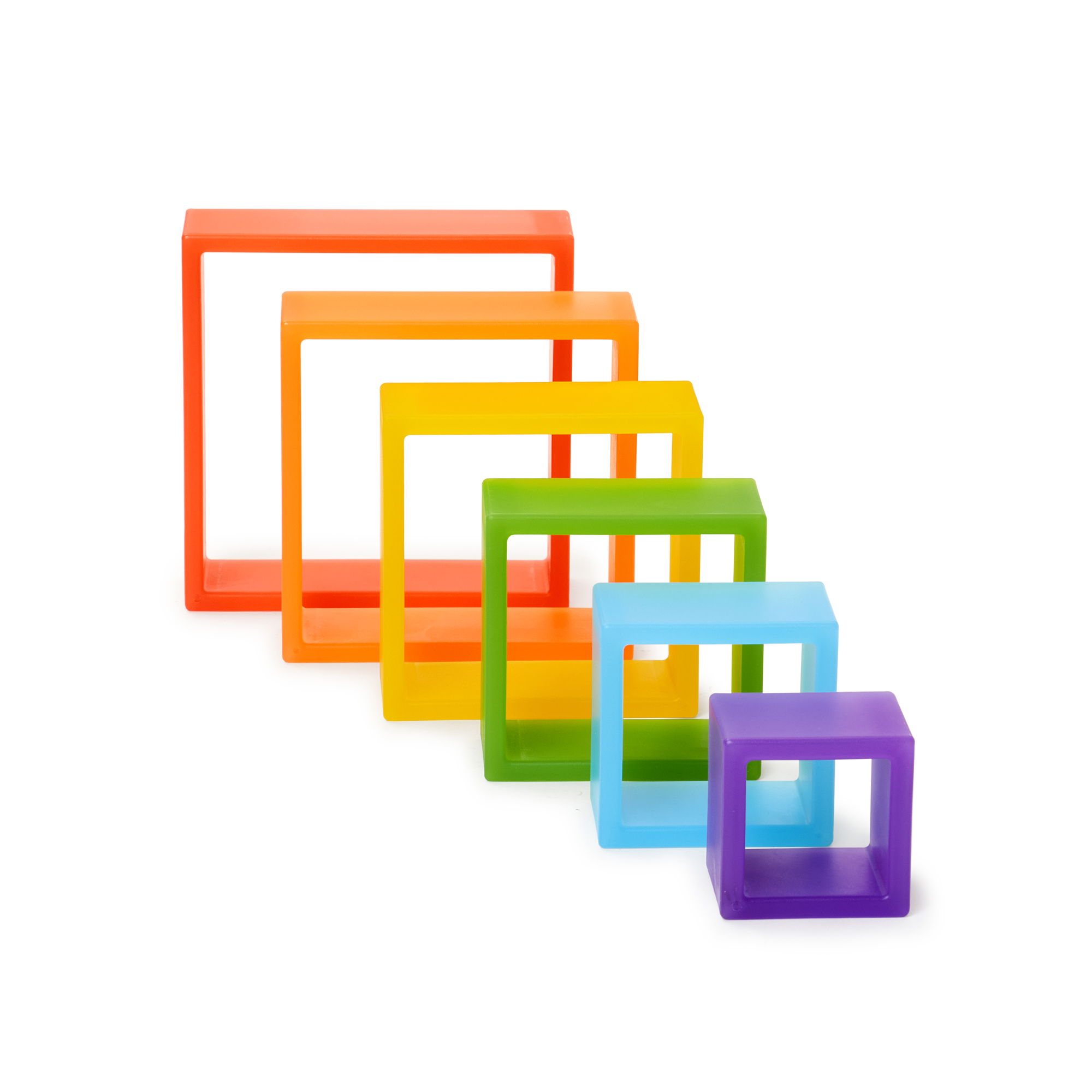 Entdecker Quadrate, bunt, 6-tlg.