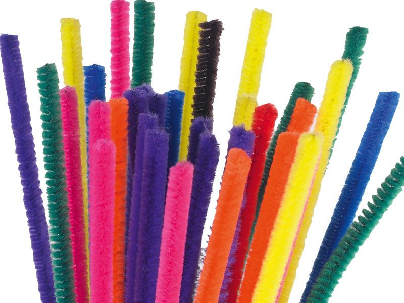 Pfeifenputzer 100er Pack, 10 Farben