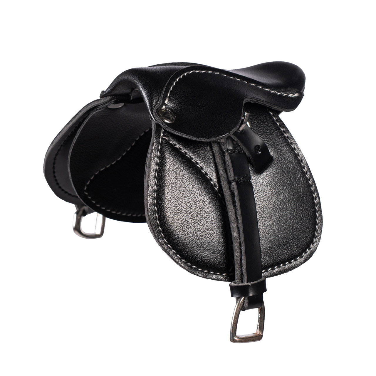 Cuddle horse, Sattel, schwarz