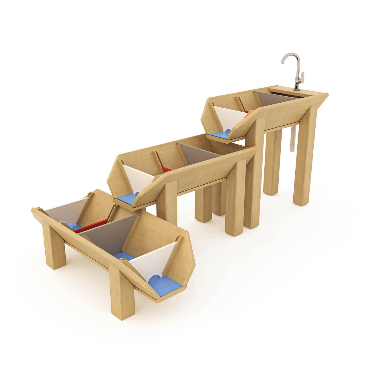 Outdoor Wasser-Matschanlage "Staudamm"