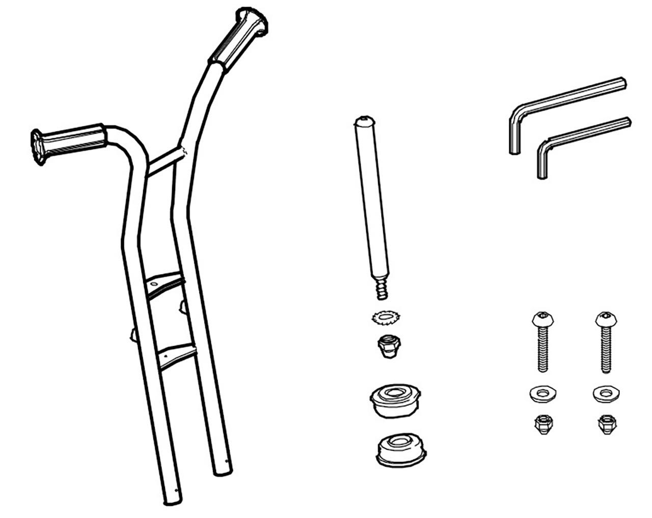Winther Vorderradgabel komplett für 481, Version 3