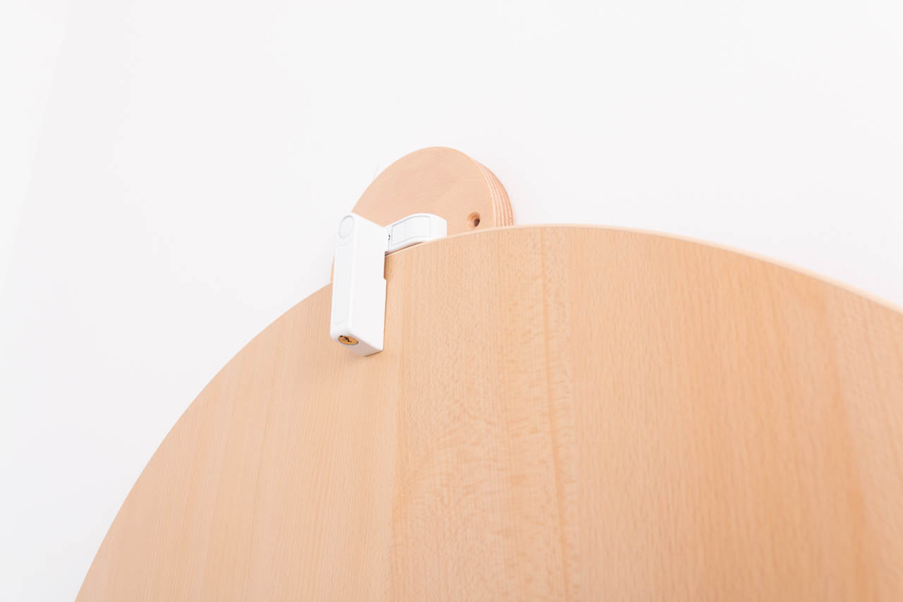 Wandklapptisch, oval