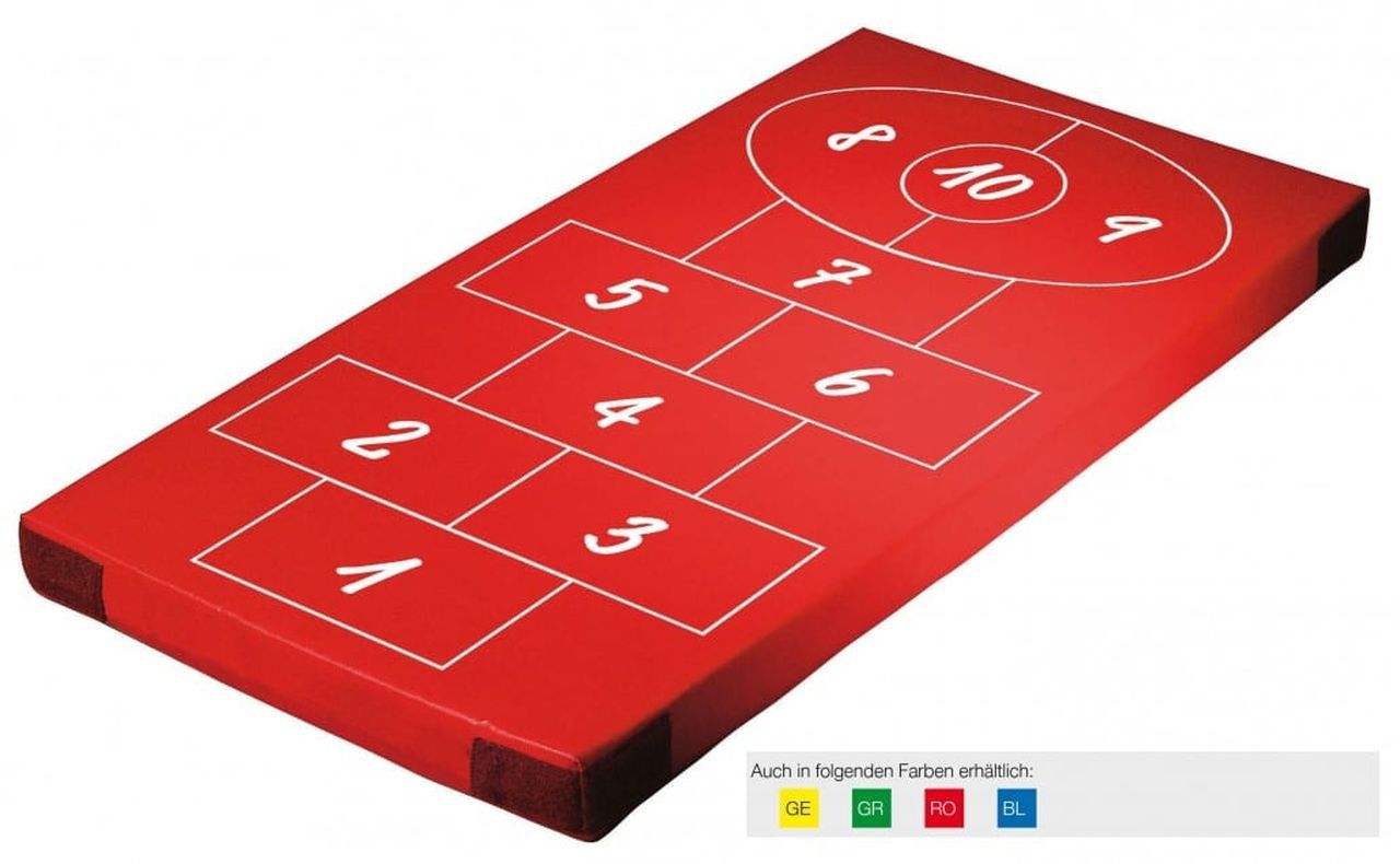 Spielmatte Hüpfkästchen Farbe frei wählbar: