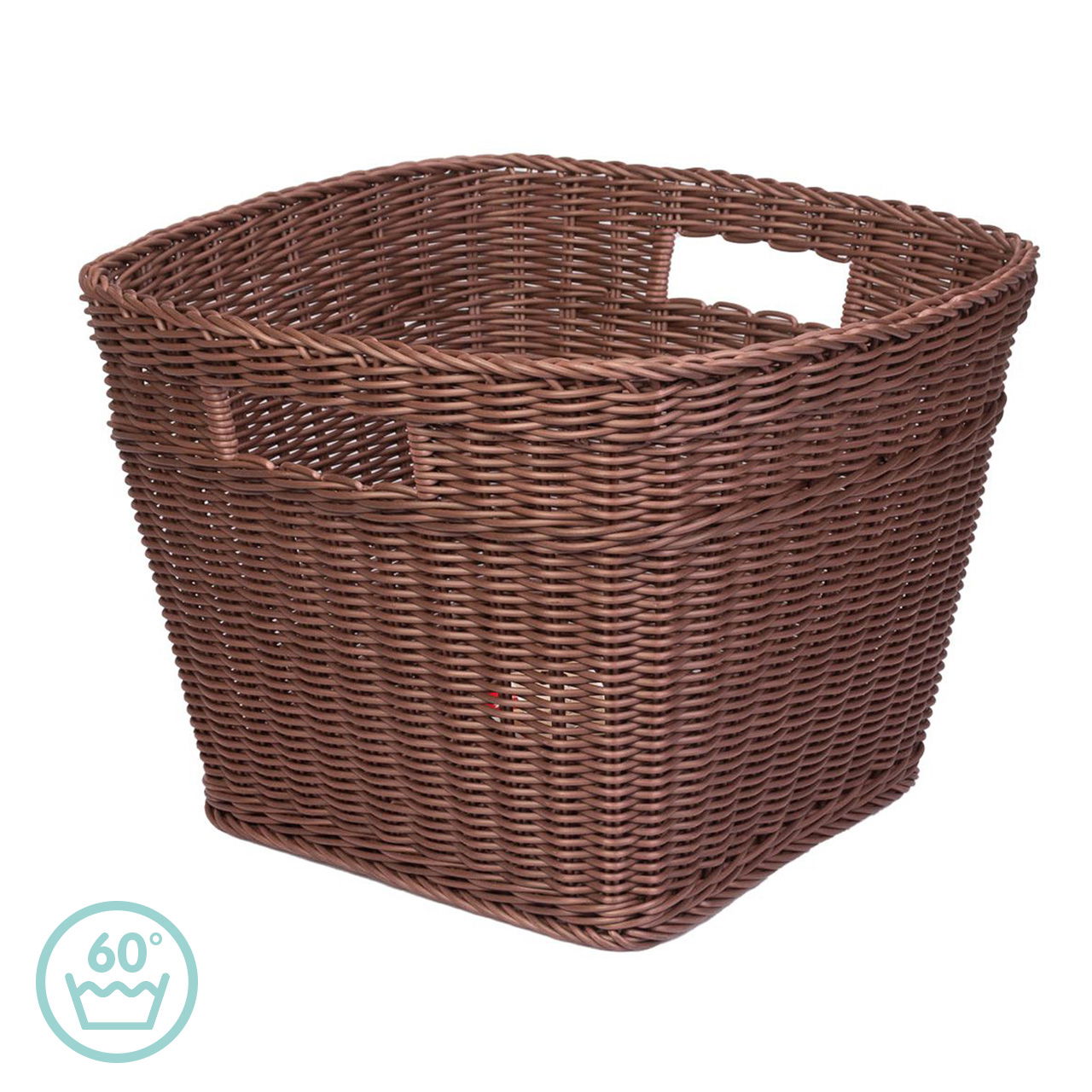 Flechtkorb 400er, quadratisch, braun