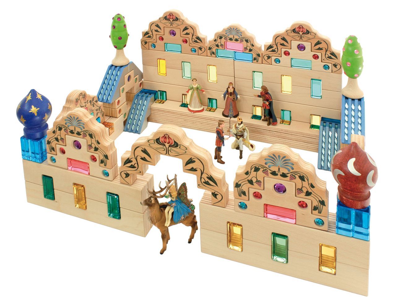 Barock Kuppel Set mit Holzkiste 8 tlg.