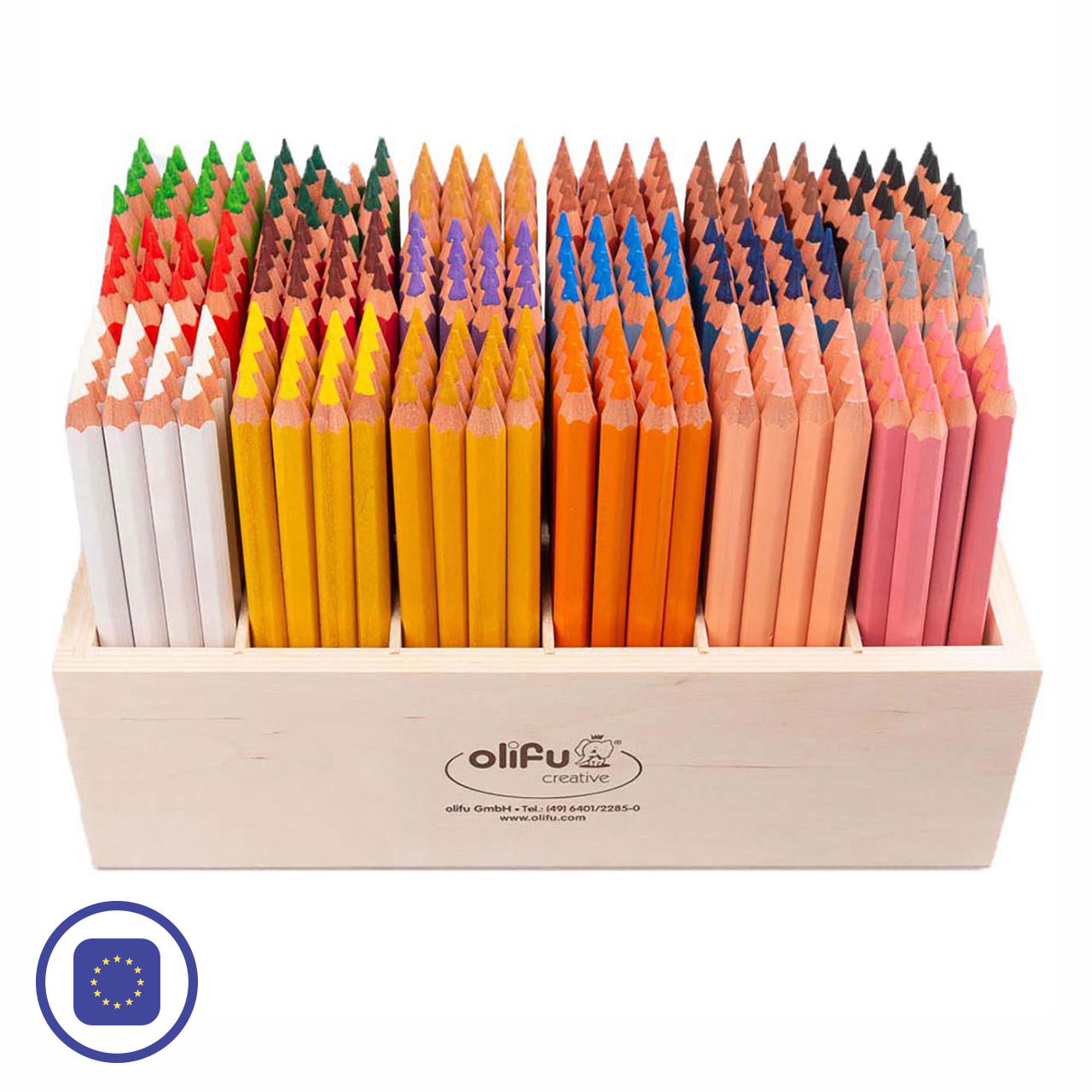 Aqua Crayon 288-tlg. inkl. Holzbox