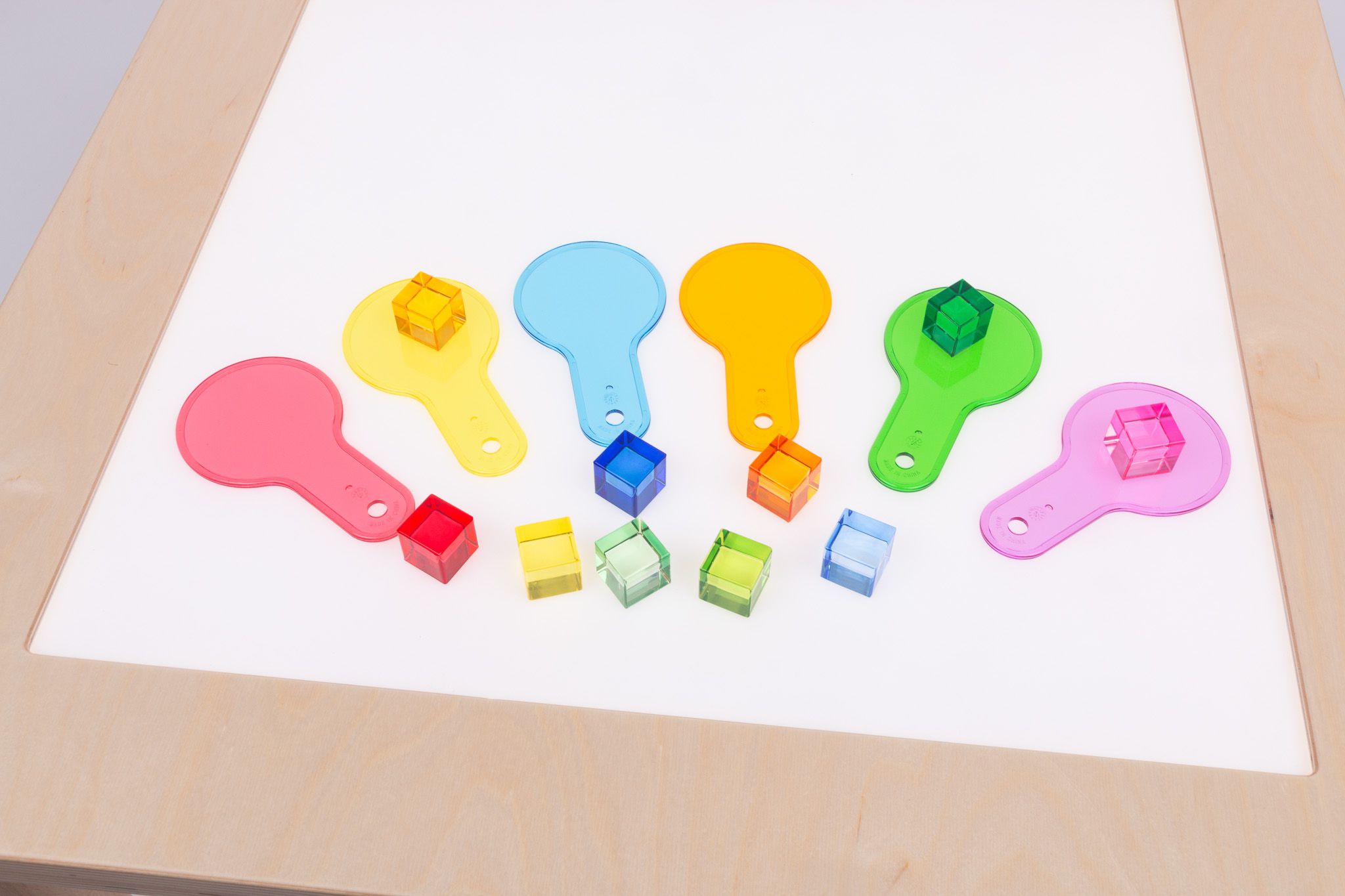 Transluzente Farbsortierschalen, 6-tlg.