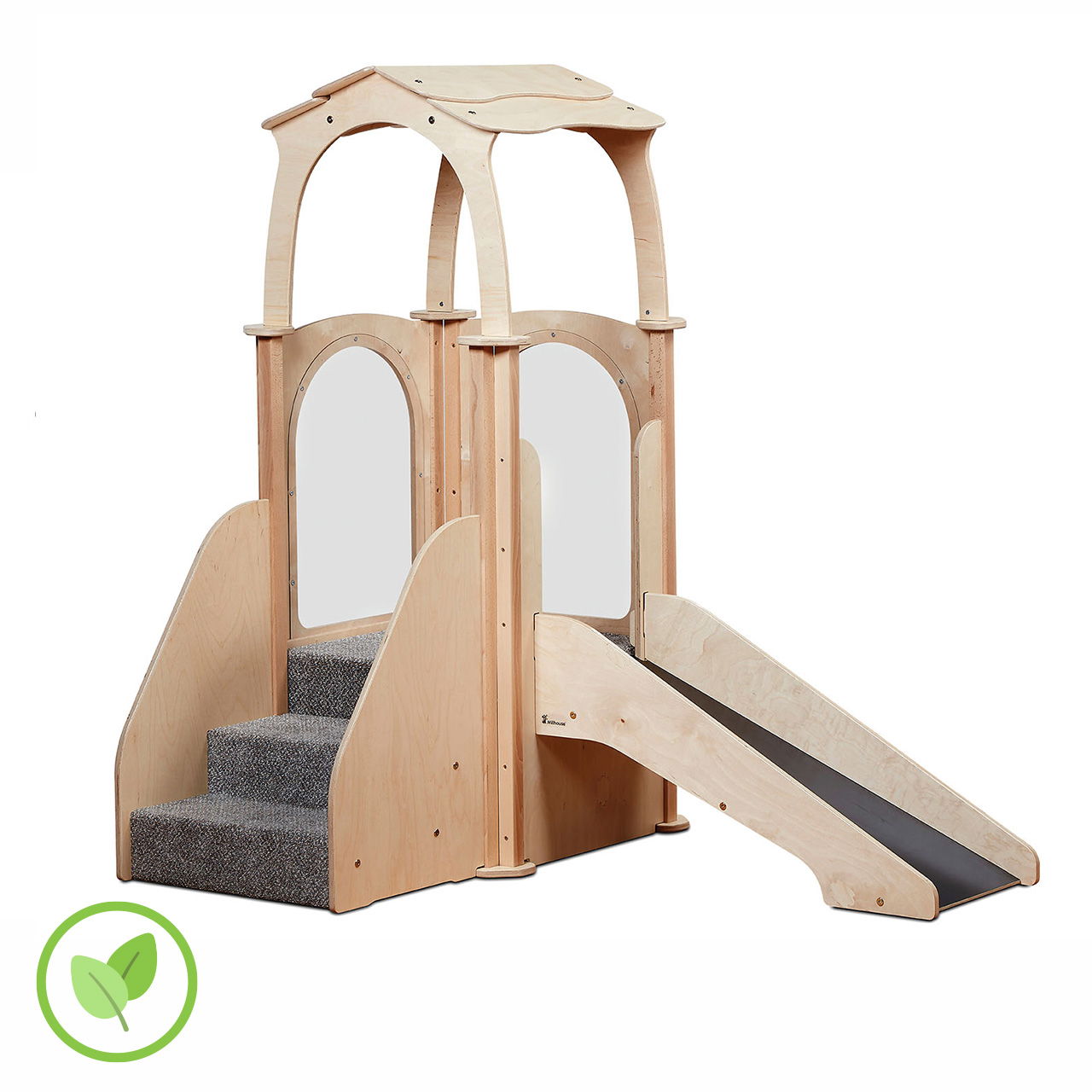 Kinderspielturm U3 mit Rutsche und Treppe