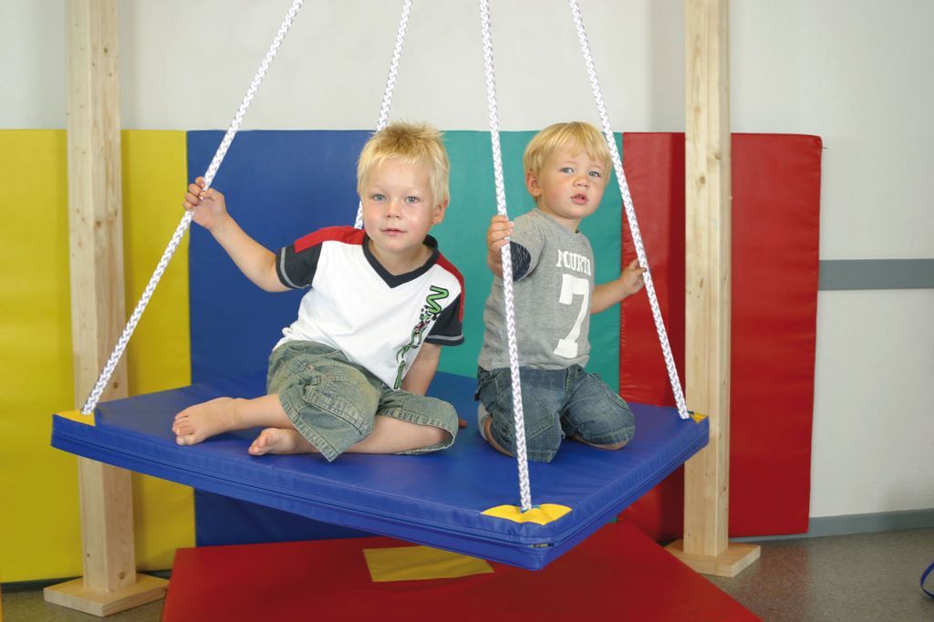 Viereckschaukel blau