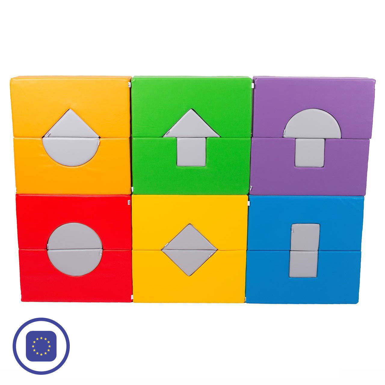 Puzzeli XL, bunt/grau, 24er-Pack