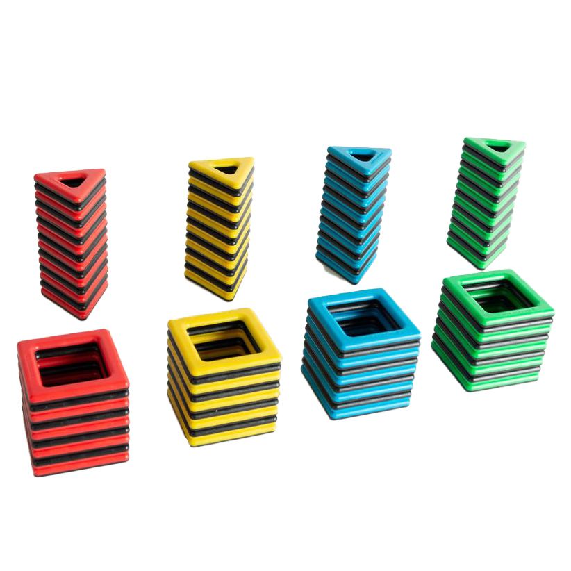 Magnetic Polydron Set A, 96-tlg.