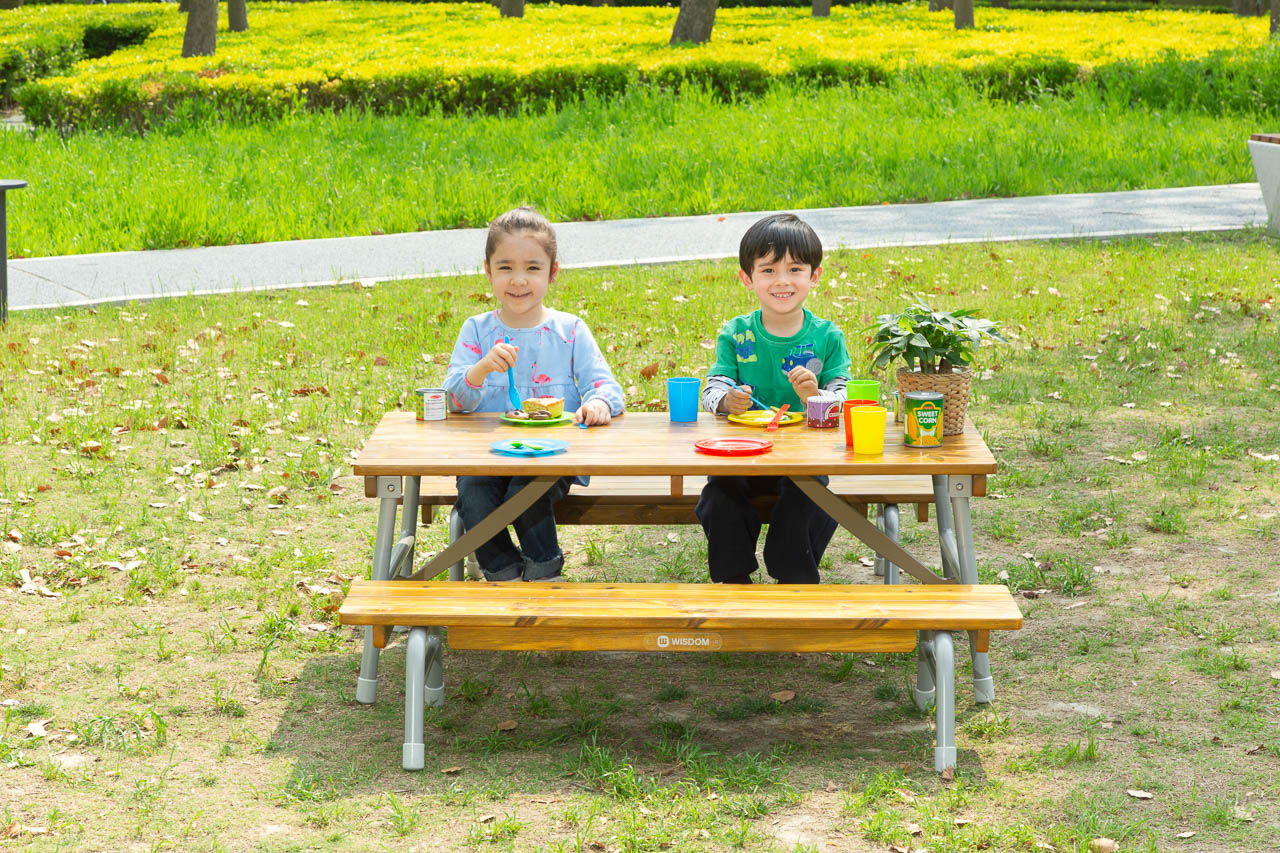 Outdoor Bank, 120 cm stapelbar