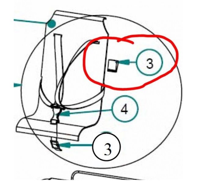 Winther Schnallen für Turtle Bus Sitze