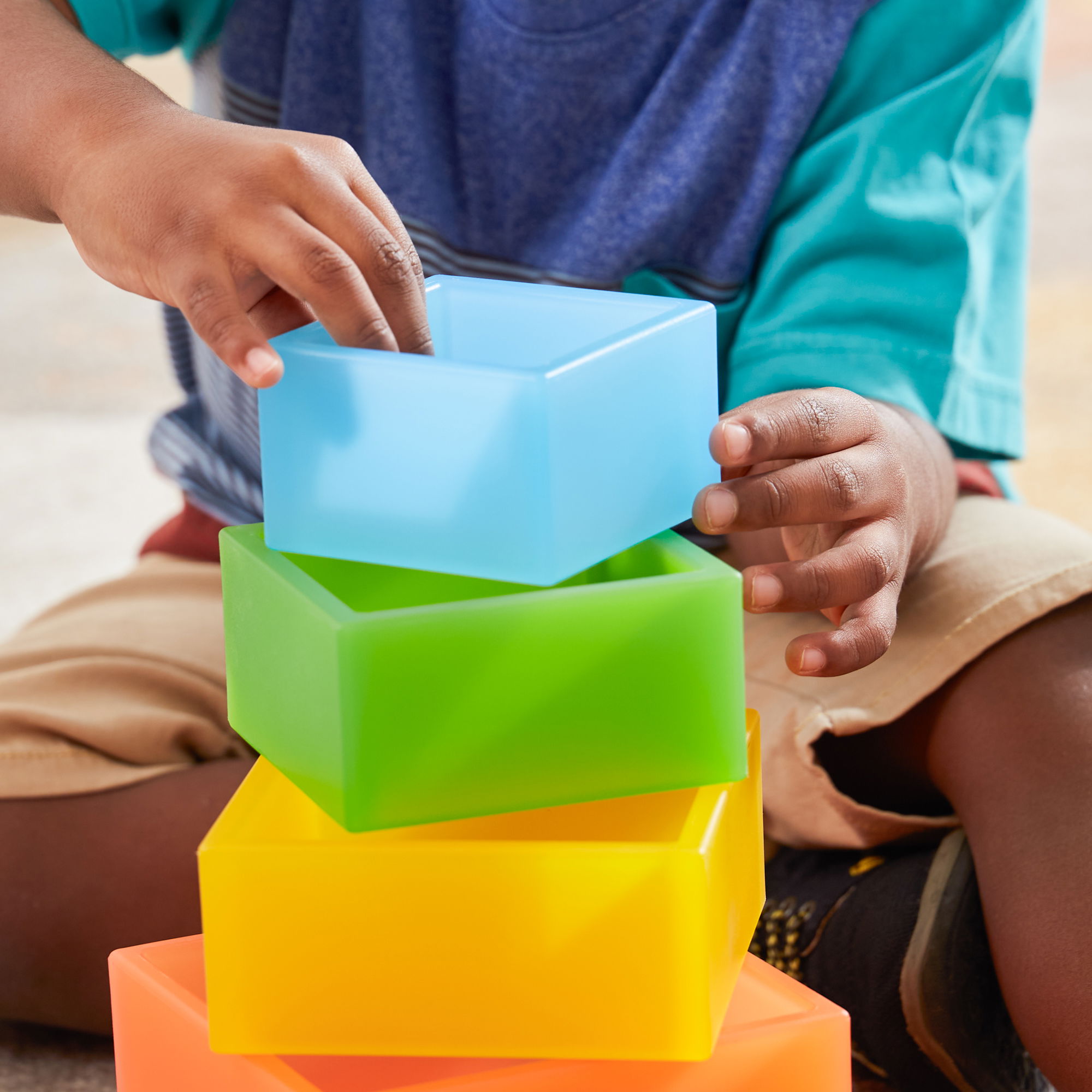 Entdecker Quadrate, bunt, 6-tlg.