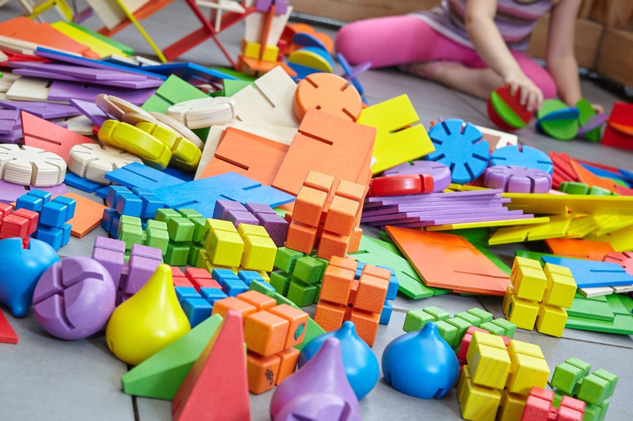 Bau Dir Was Kontruktionswürfel, groß & mittel,bunt, 30er-Pack