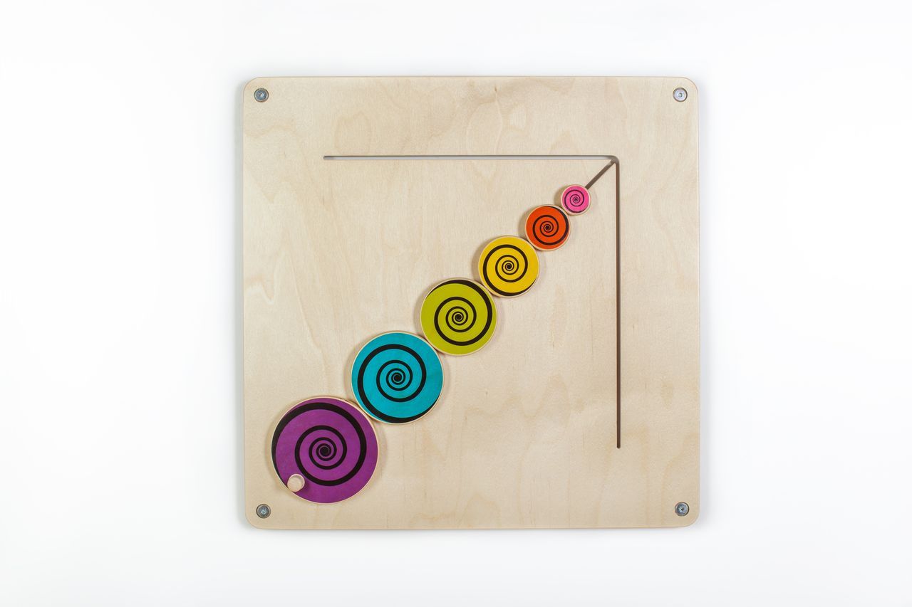 Wandspiel Scheibendrehmaschine