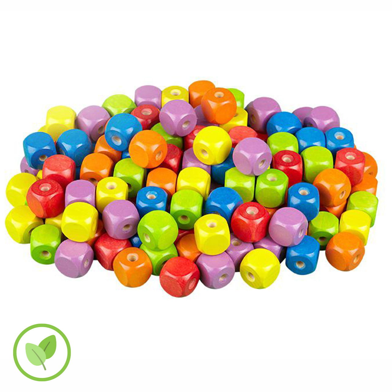 Fädelwürfel, bunt, 150er-Pack