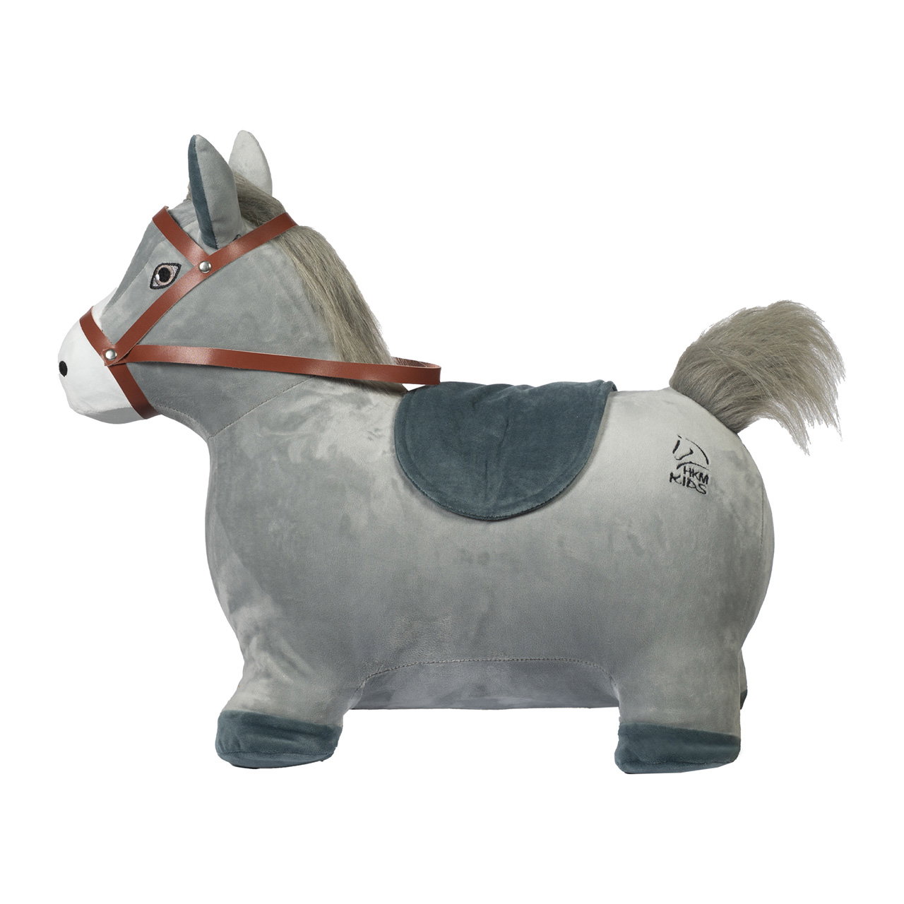 Hüpfpferd, grau