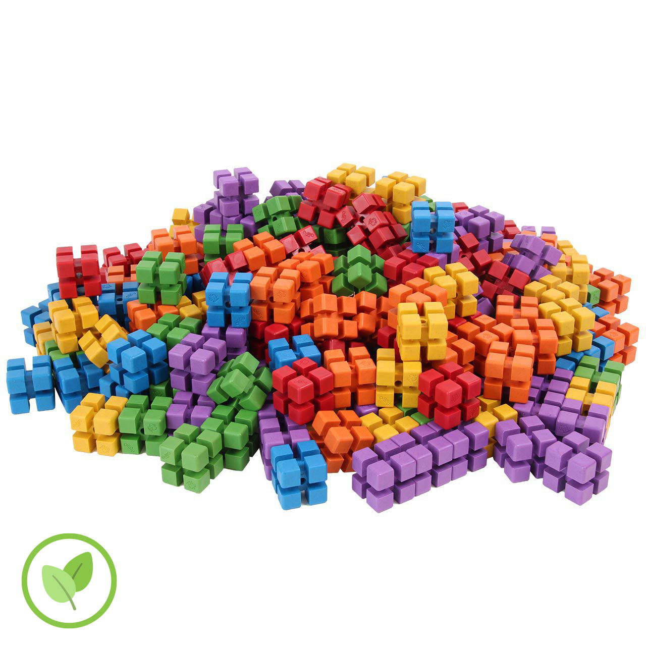 Bau Dir Was Konstruktionswürfel, klein, bunt, 96er-Pack