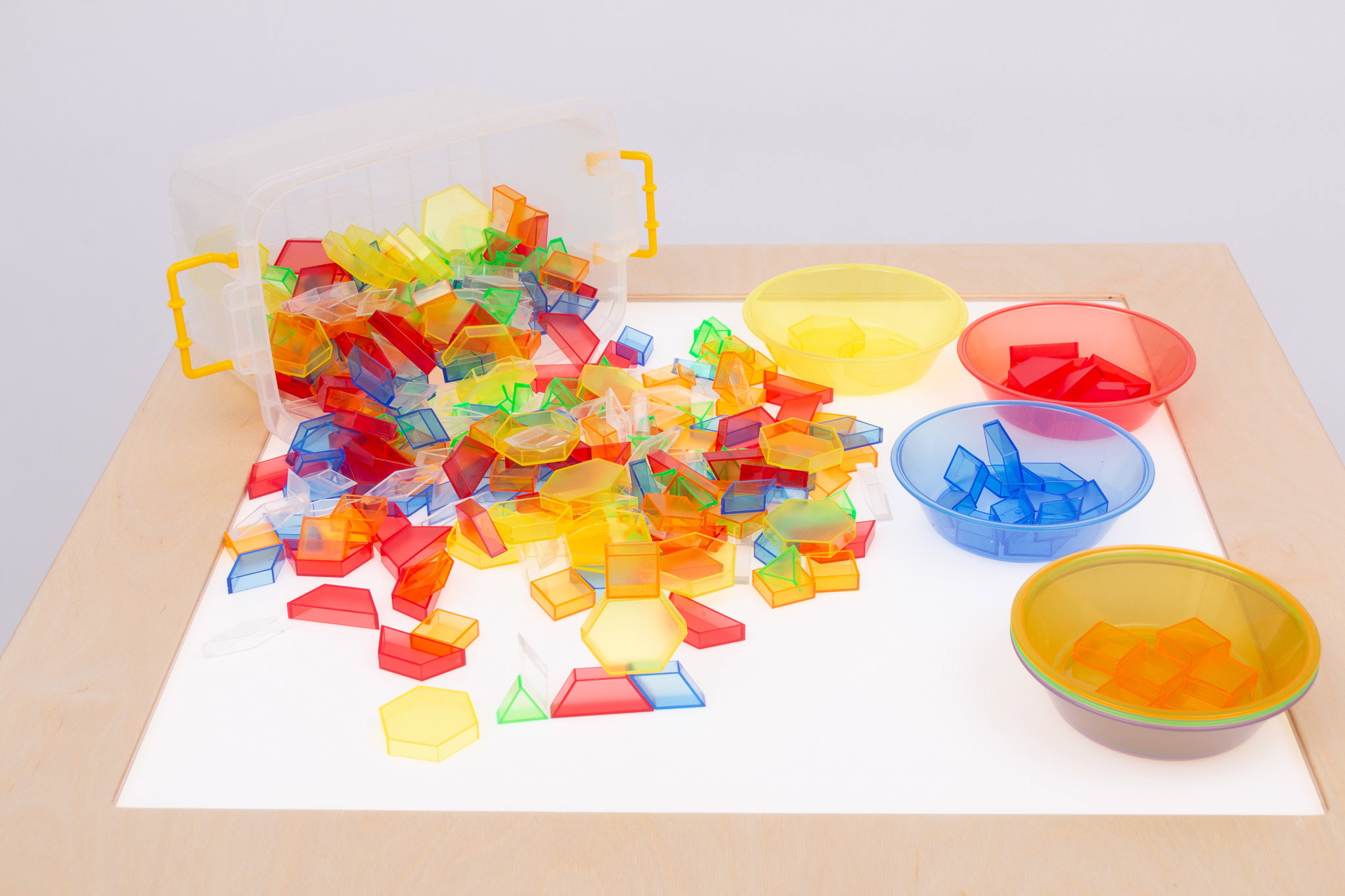 Legematerial, transparent 360-tlg.