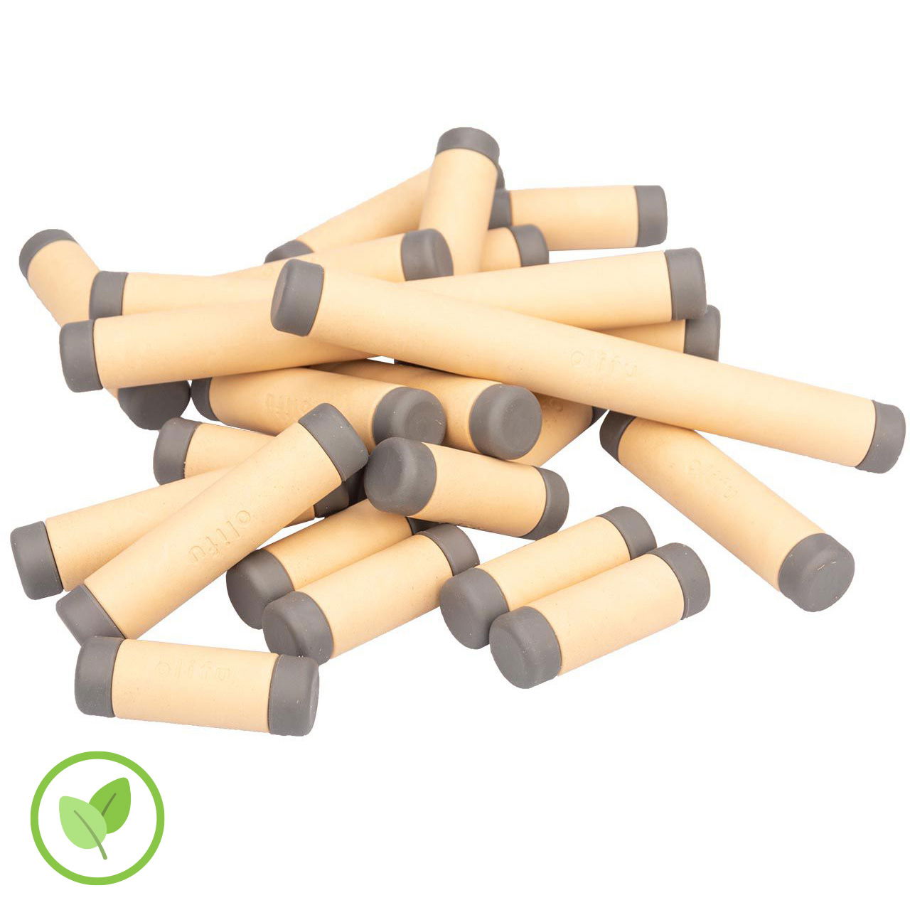 KuKo Stäbe, 3 versch., grau, 24er-Pack