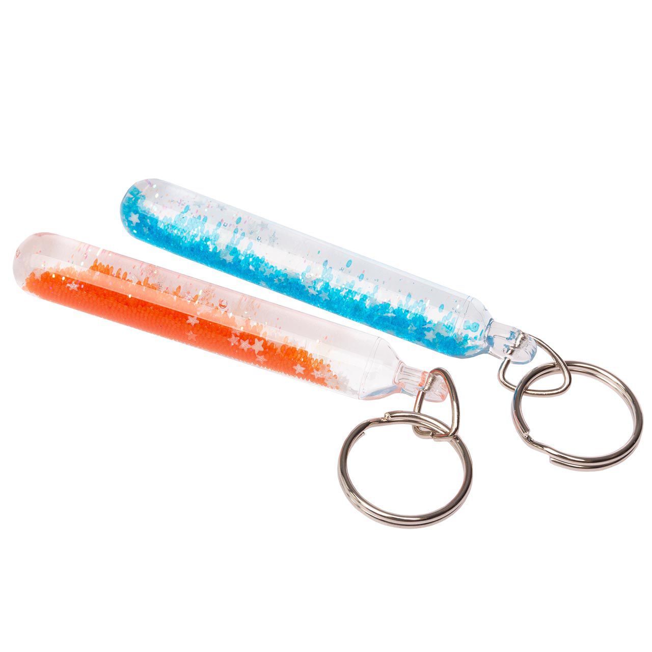 Schlüsselanhänger mit Leuchtkonfetti