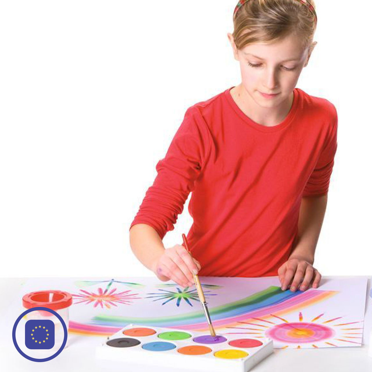 Tempera Farbblöcke 8er Set