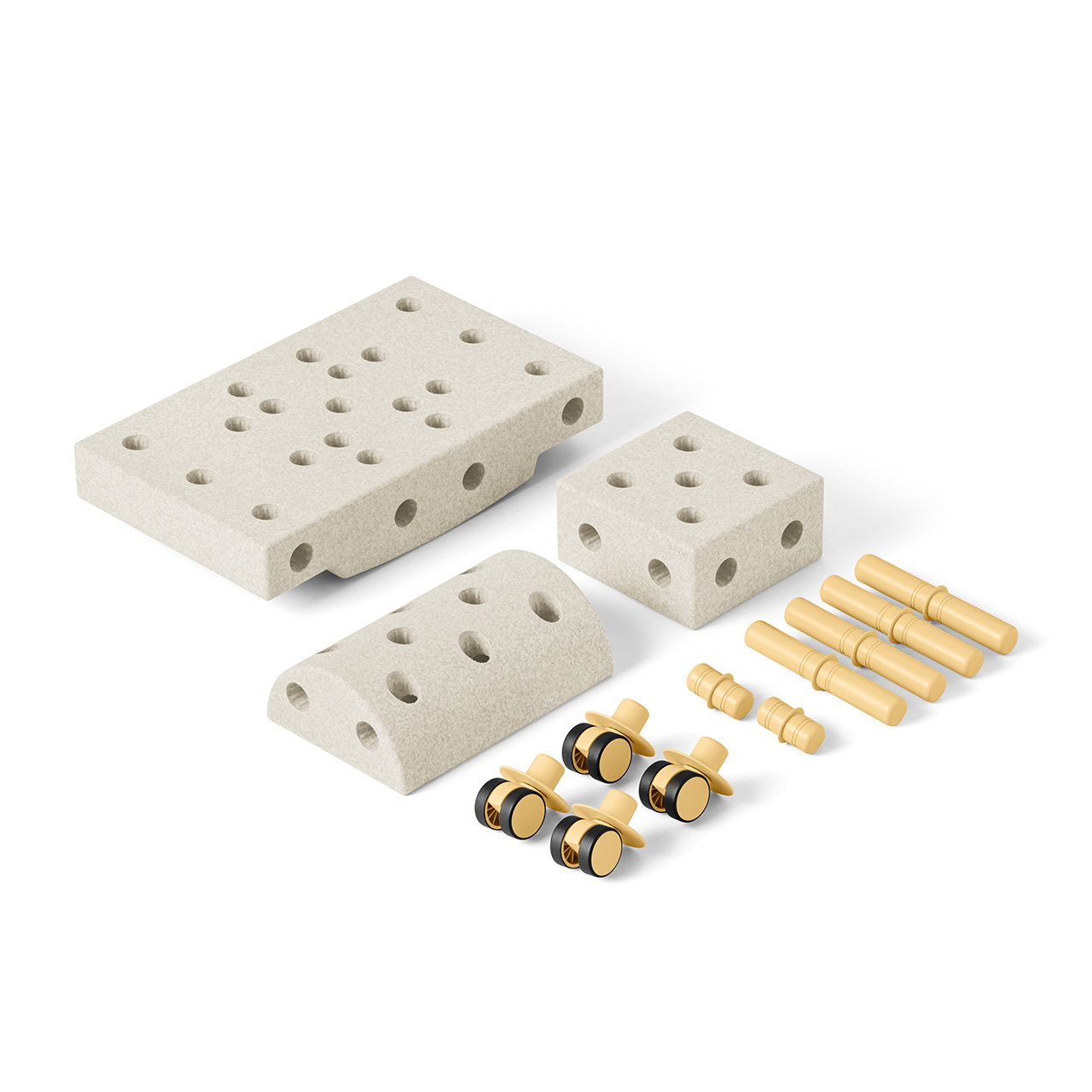 MODU Curiosity-Set, Sand grey, 14-tlg.