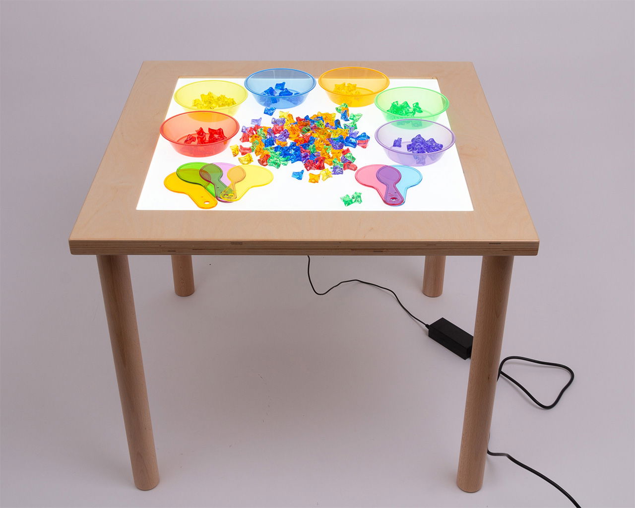 LED Leuchttisch mit langen Beinen