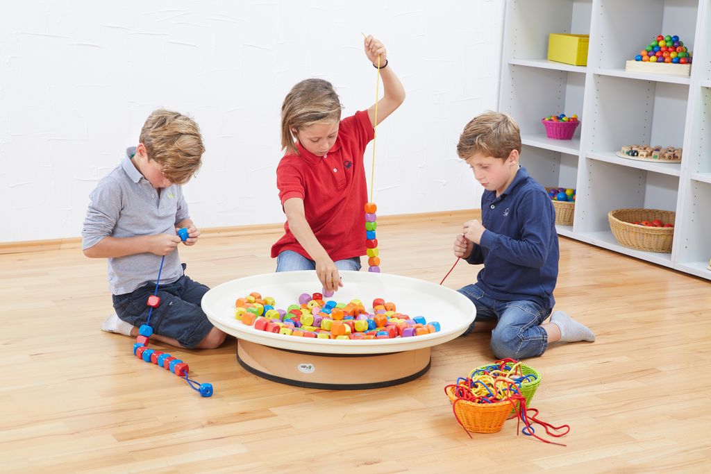Fädelwürfel, bunt, 150er-Pack