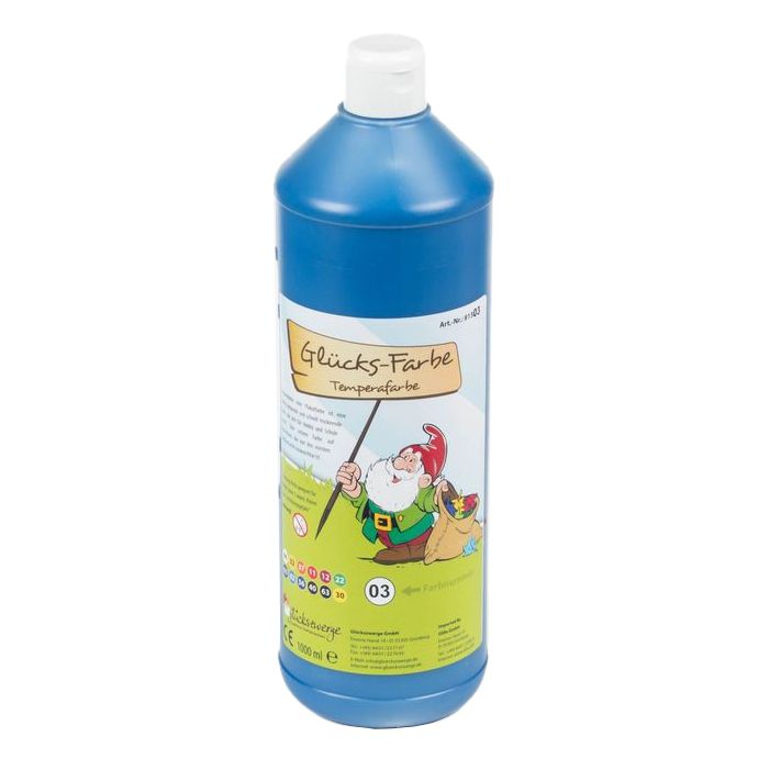 Temperafarbe 1.000 ml dunkelblau