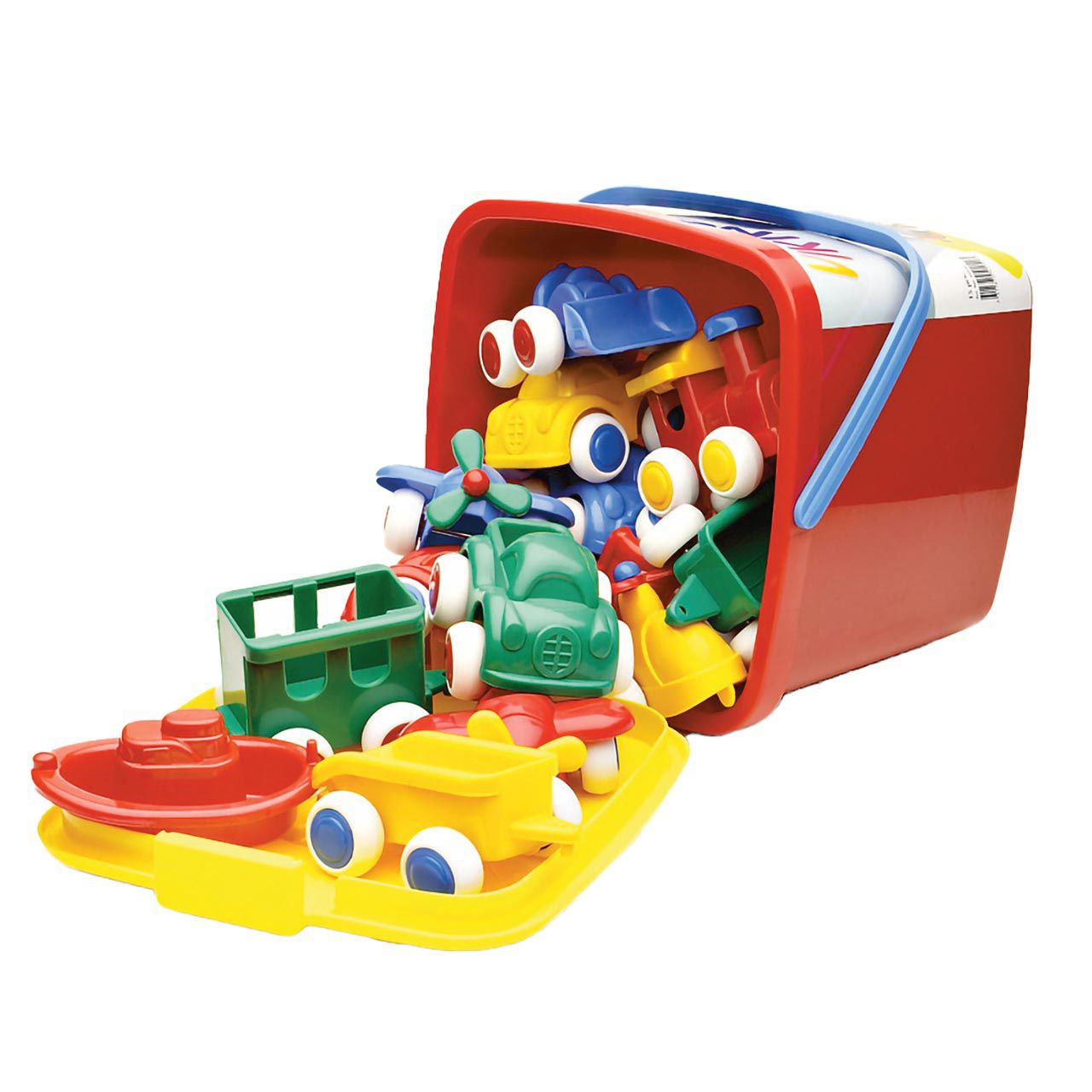 Viking Fahrzeugset im Eimer 30-tlg.  7 cm