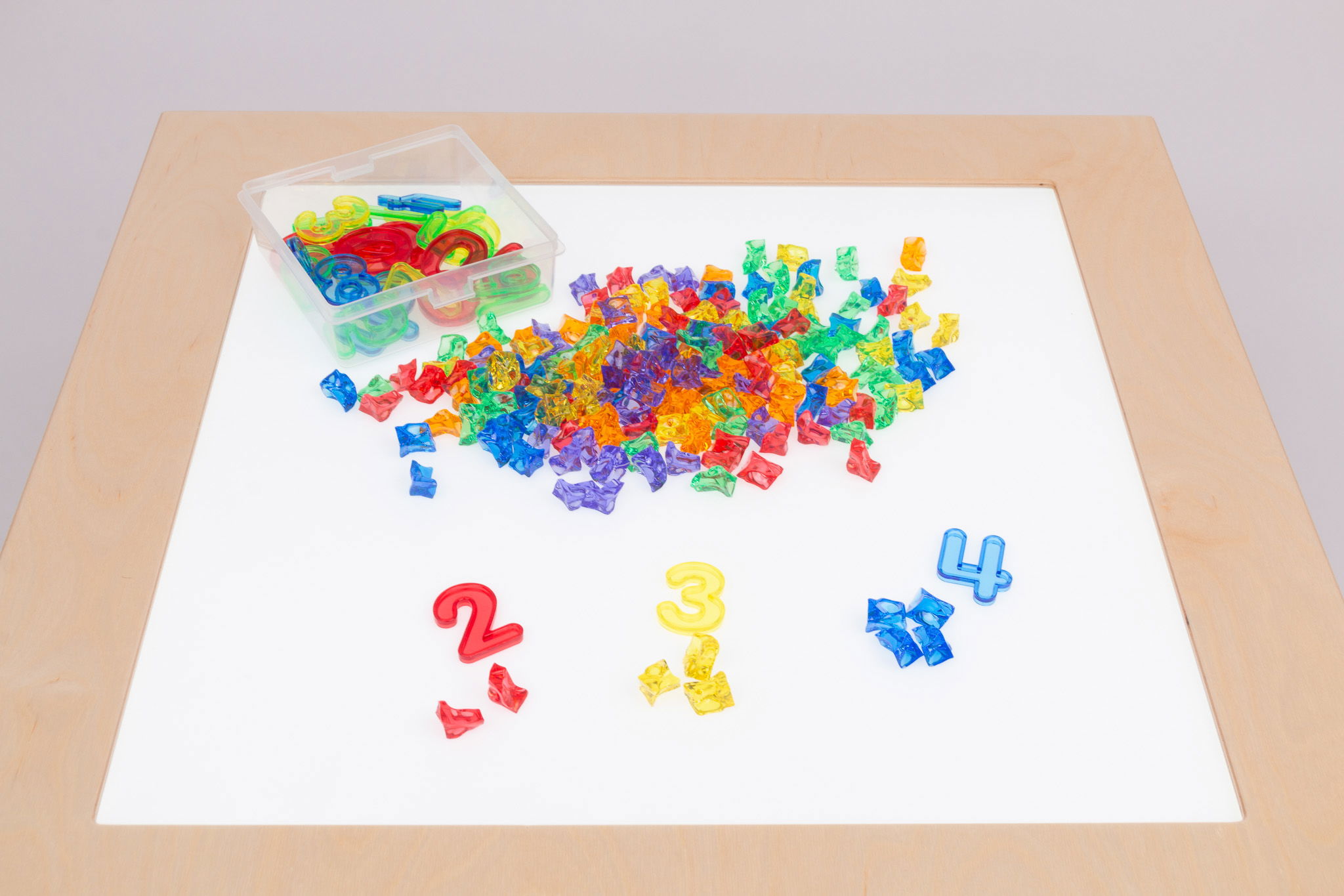 Transparente Steine, 180er-Pack