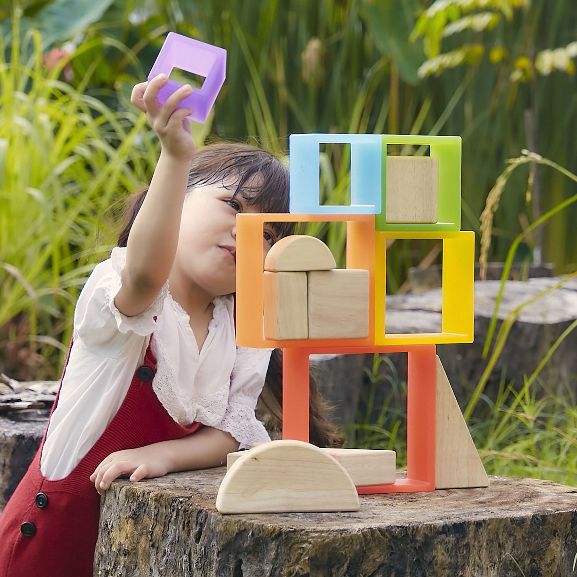 Entdecker Quadrate, bunt, 6-tlg.